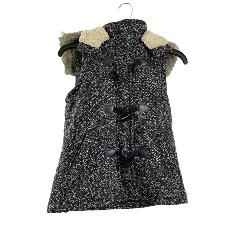 Mossimo Supply CO. Women's Black & White Puffed Vest